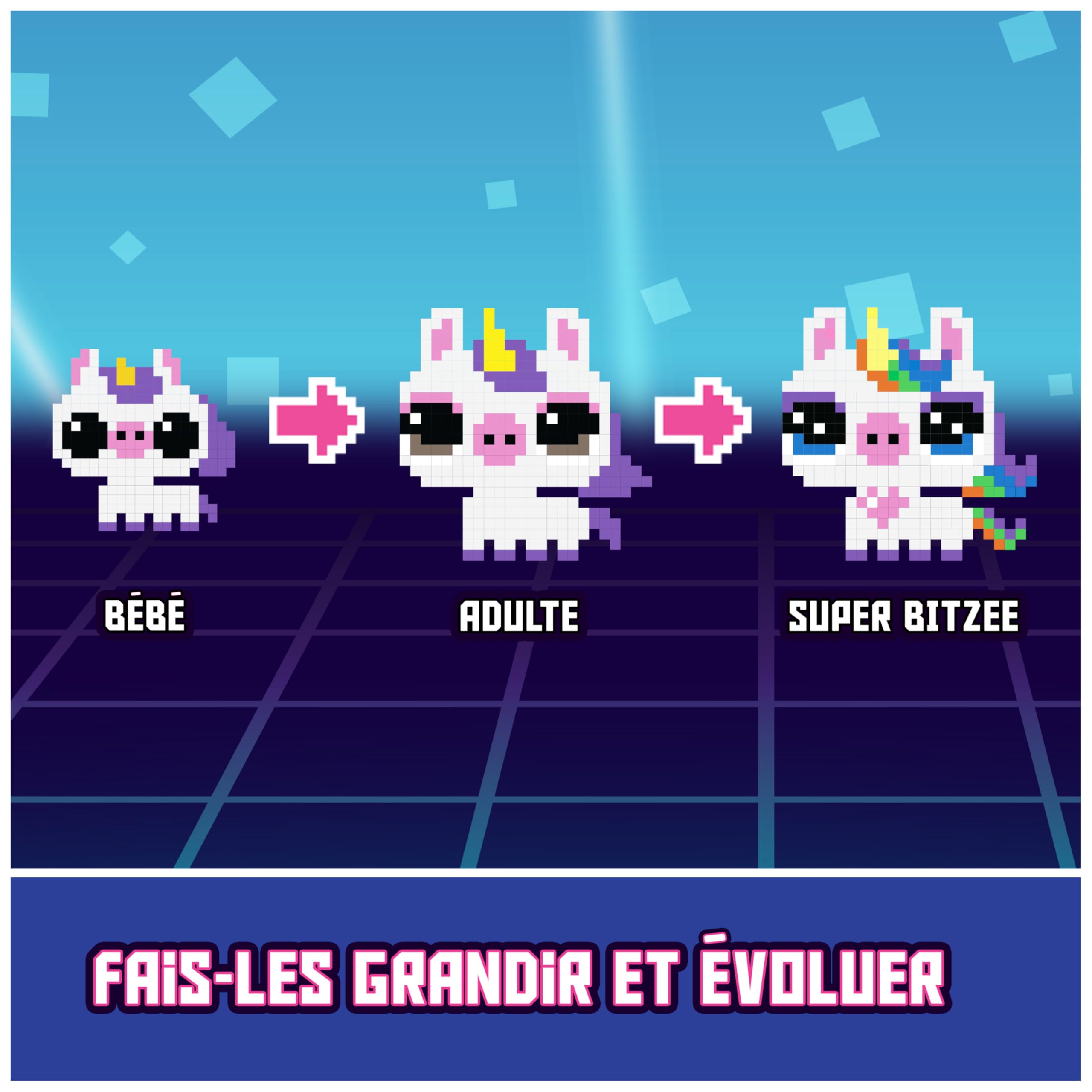 Bitzee Magicals - Mon Animal Interactif Bitzee - Animal Digital 3D Que Vous Pouvez Vraiment Toucher - Boîtier Electronique 20 Animaux Interactifs - Sons Réactions Et Jeux - Jeu pour Enfant 5 et +