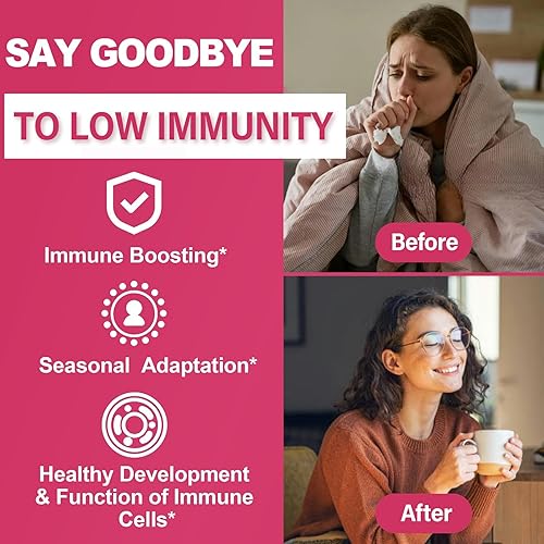 Miniatura 7 de Gomitas de apoyo inmunológico 10 en 1 con equinácea 1200 mg, saúco 400 mg, vitaminas A C E selenio, cúrcuma, magnesio zinc y vitamina D3 5000IU para