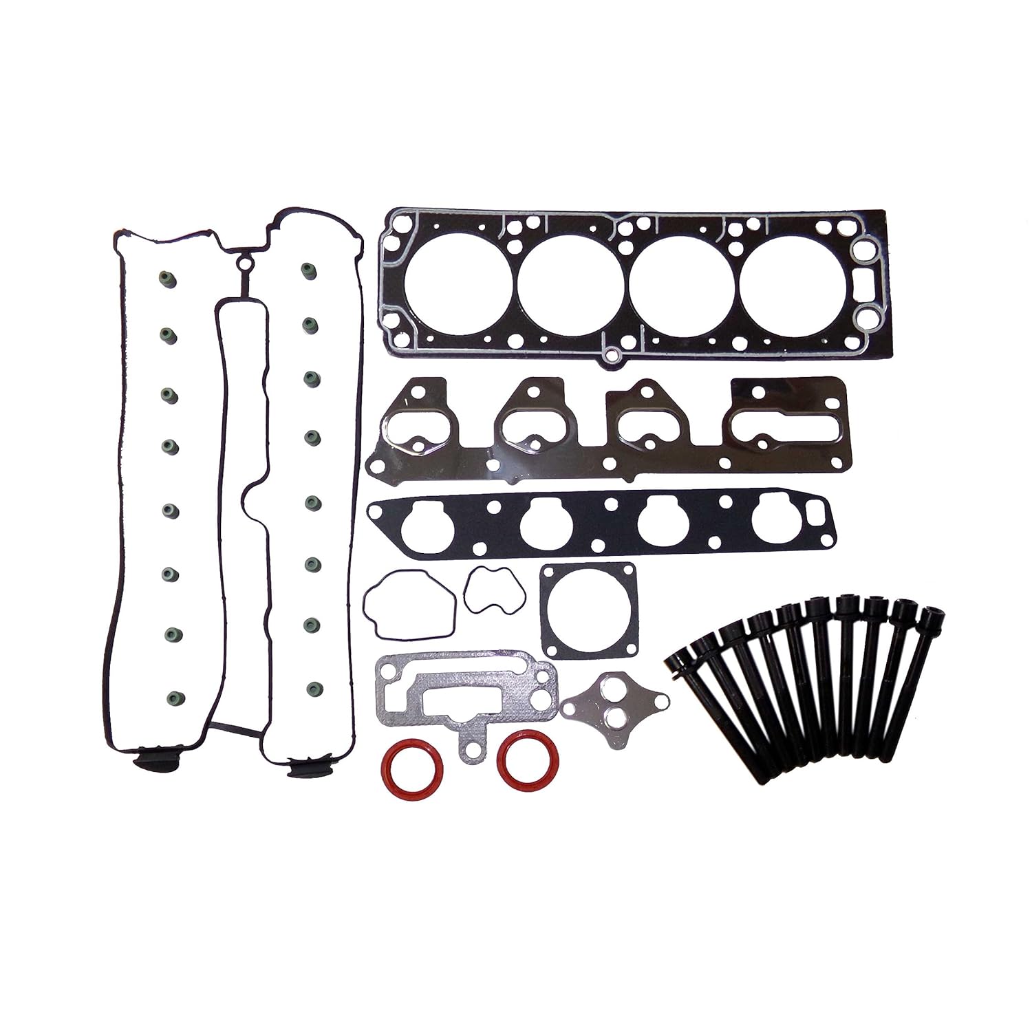 DNJ HGB529 Cylinder Head Gasket Set with Head Bolt Kit for 2004-2005 Suzuki Forenza 2.0L 1998cc 122cid L4 DOHC
