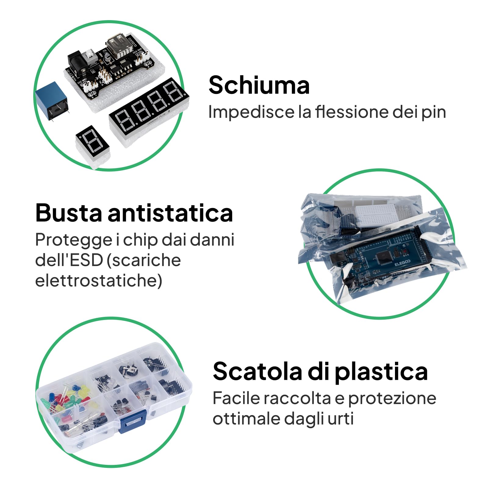 ELEGOO Mega R3 Starter Kit Completo Progetti Compatibile Arduino IDE | con Tutorial Italiano