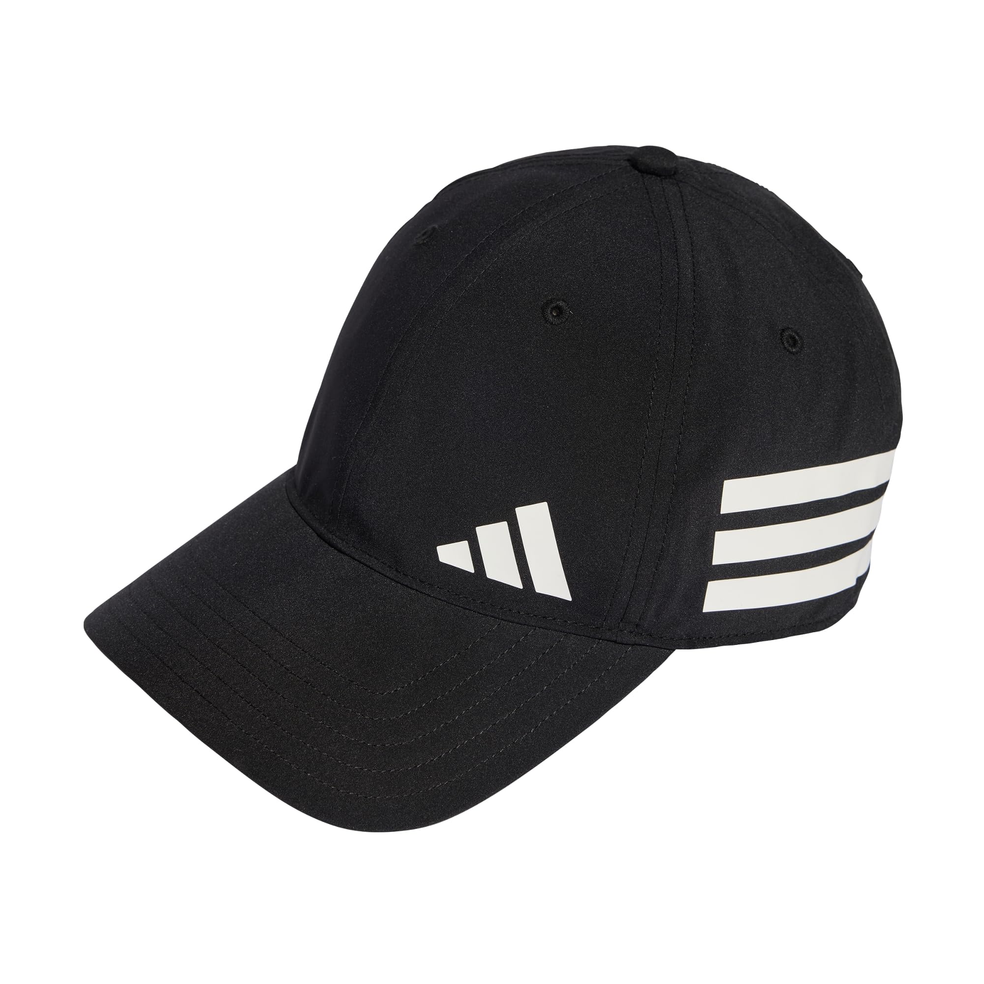 adidas Unisex 3 Stripes Training Essentials Hat, Black/White, XXS-XS