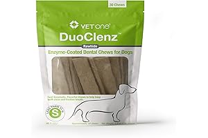 Vet One DuoClenz Enzyme-Coated Dog Dental Hygiene Chews for Small Dogs