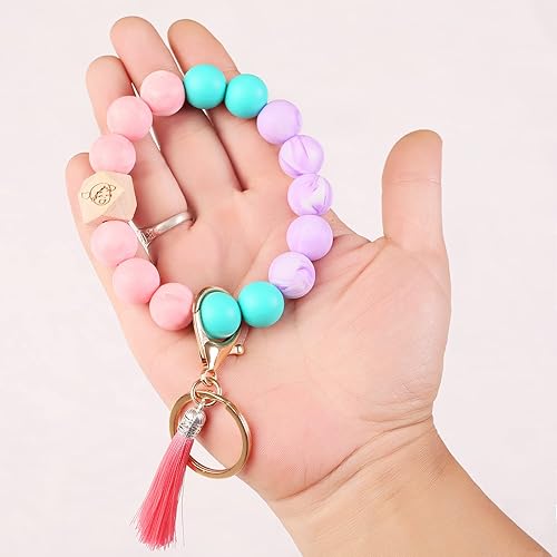 Miniatura 4 de Llaveros de mujer para llaves de coche, lindo llavero de leopardo para automóvil