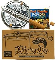 Vista 1 de Maíz para palomitas en estufa Wabash Valley Farms Whirley, Metal, Acero inoxidable