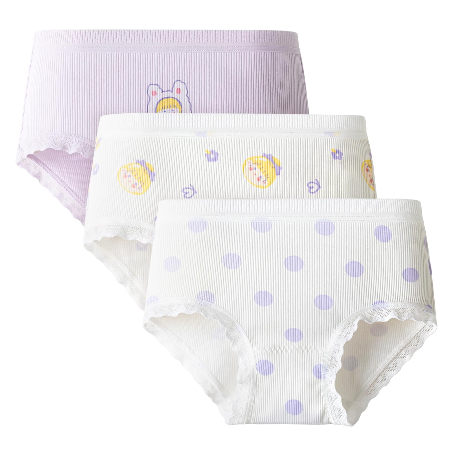 Balabala Girls Underwear Pack Cotton Toddler Girls Panties Cute Comfortable Little Girl Underwear Soft Breathable Panties