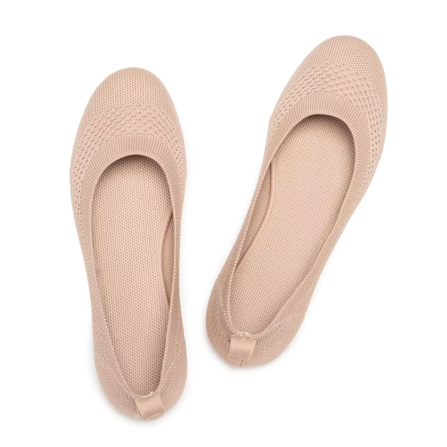 Frank Mully Damen Ballerinas Slip On Knit Kleid Schuhe Pumps Schuhe Runde Zehe