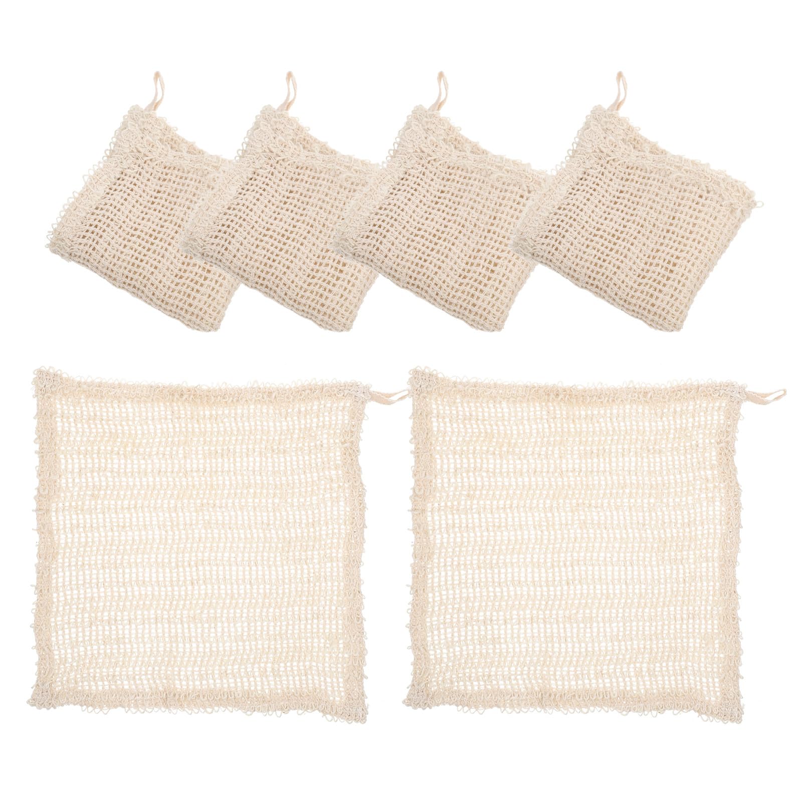 Serviettes gommantes écologiques en jute pour un soin spa naturel directement dans votre douche