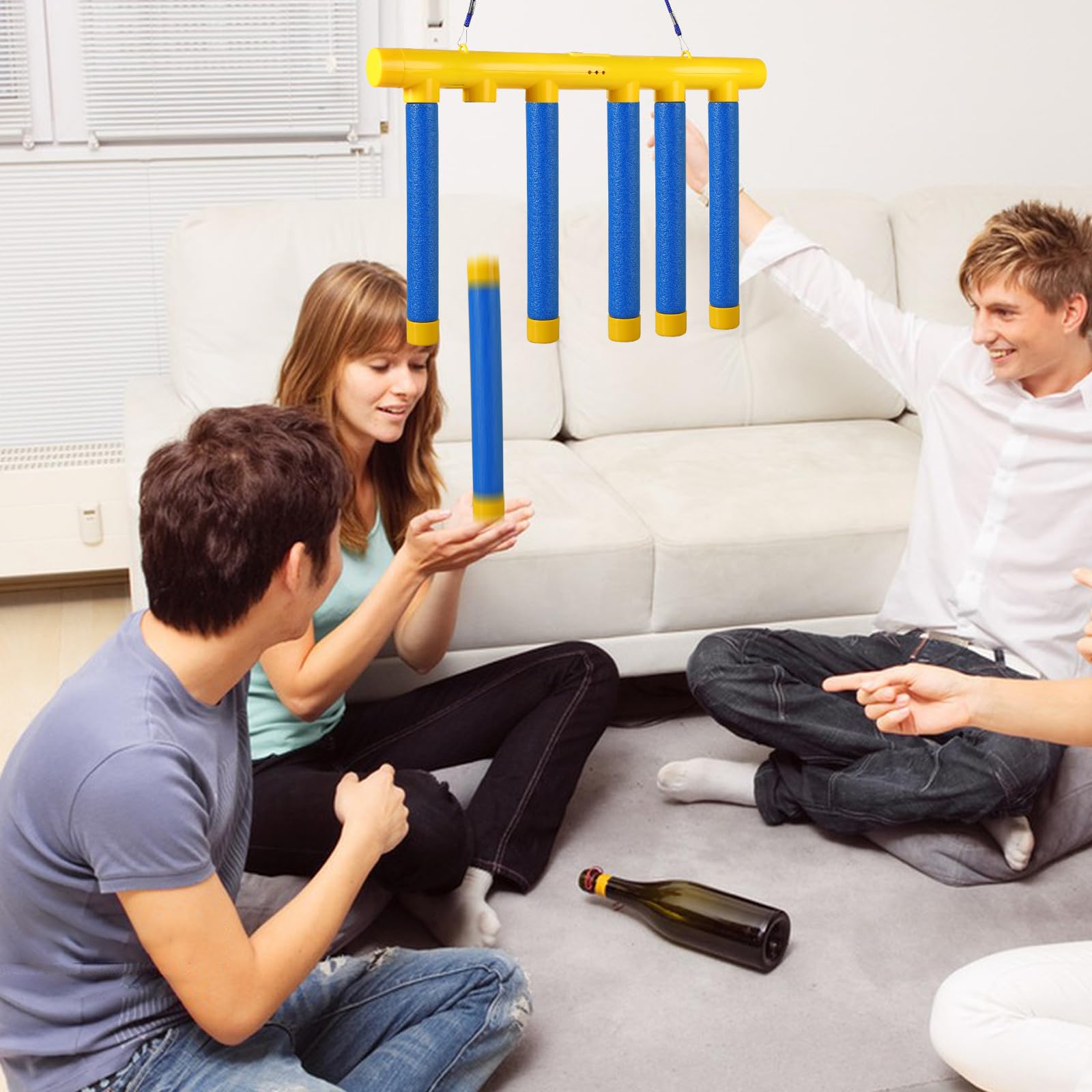 Catching Sticks Challenge Game Jeu Attraper des Bâtons 3 Vitesses Réglables Jeux deBâtons de Chute D'entraînement JeuxAmusants en Famille réactions rapides Noël pour les adultes cadeau d'anniversaire