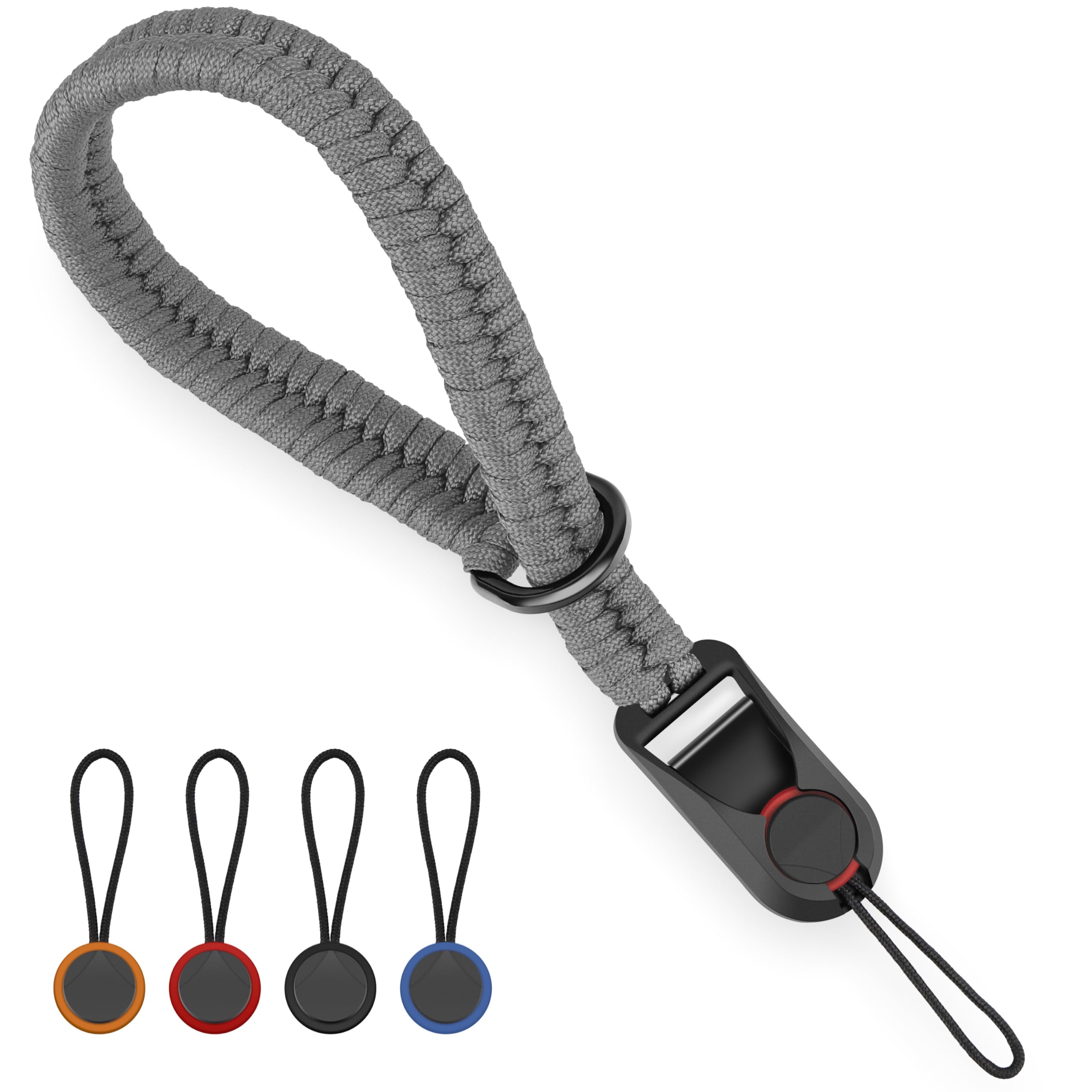 Sunya Unisex Grey Lpd Camera Wrist Strap For Photographers With Quick Release Buckle Paracord Rope Camera Hand Strap Compatible For Dslr Or Mirrorless Camera