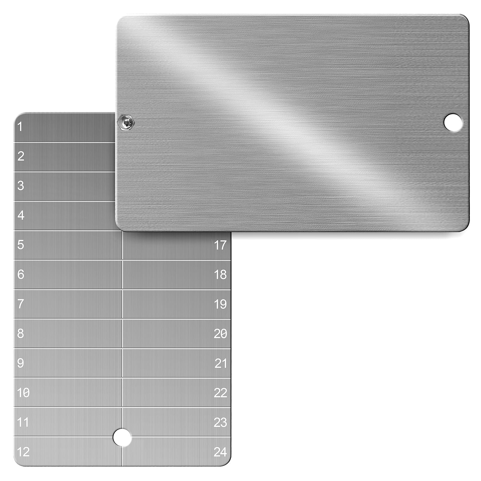 Codesteel Titanium Crypto Seed Phrase Storage, Bitcoin Seed Plates,  Fireproof Waterproof Recovery Backup, 2 Metal Seed Phrase Plates and  Security Seals - Amazon.com