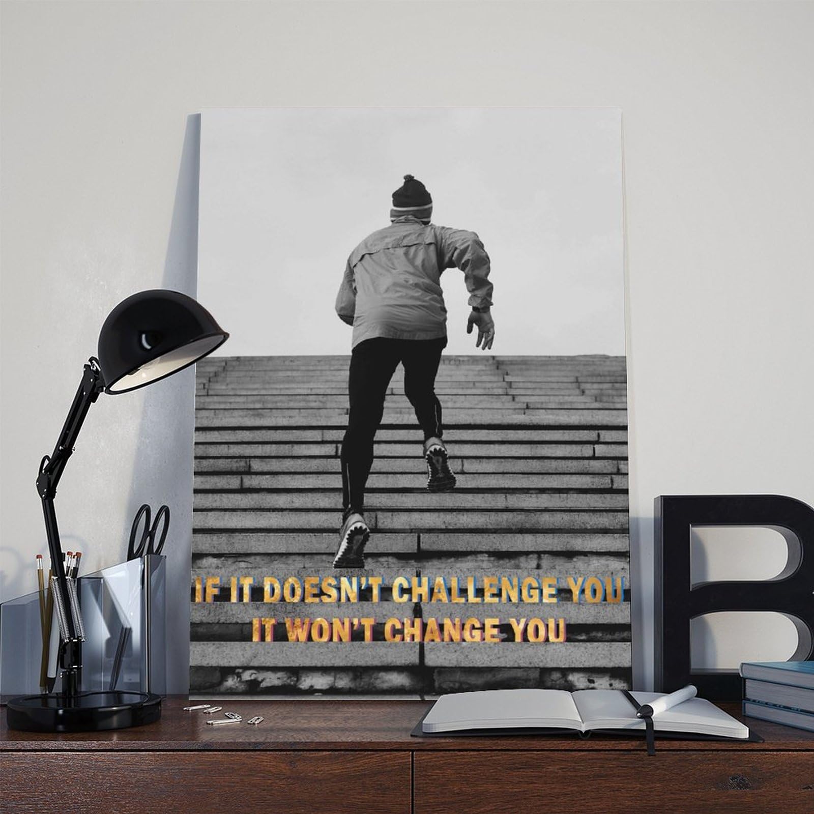 Poster motivazionali su tela, poster per soggiorno, decorazione regalo