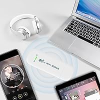 Vista 4 de VSVABEFV Hotspot Sim portátil 150Mbps 4G WiFi Dongle desbloqueado WiFi móvil Hotspot dispositivo de red inalámbrica LTE módem router bolsillo WiFi