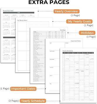 AHGXG Academic Planner 2026-2027, July 2026 - June 2027, 5.7 x 8.3