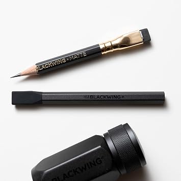 Blackwing Pencil Extender, Made for Square Ferrule, Aluminum Body with Rubber Tip, Pack of 1