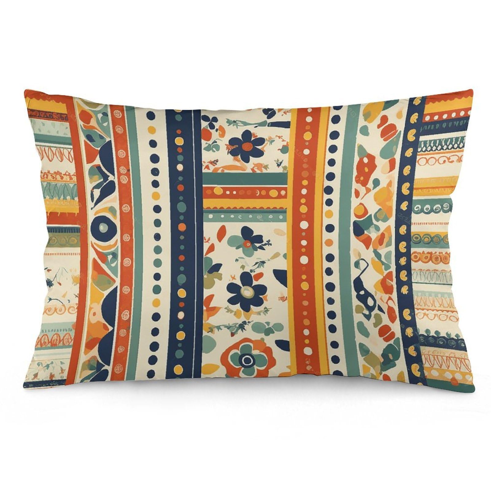NTVOWPZO 2 Pack Decoration Throw Pillow Covers 20"x30" Pillowcases Covers Shapes Pillowcases Modern Farmhouse Home Decor Sofa Cushions Covers for Couch Bed Living Room