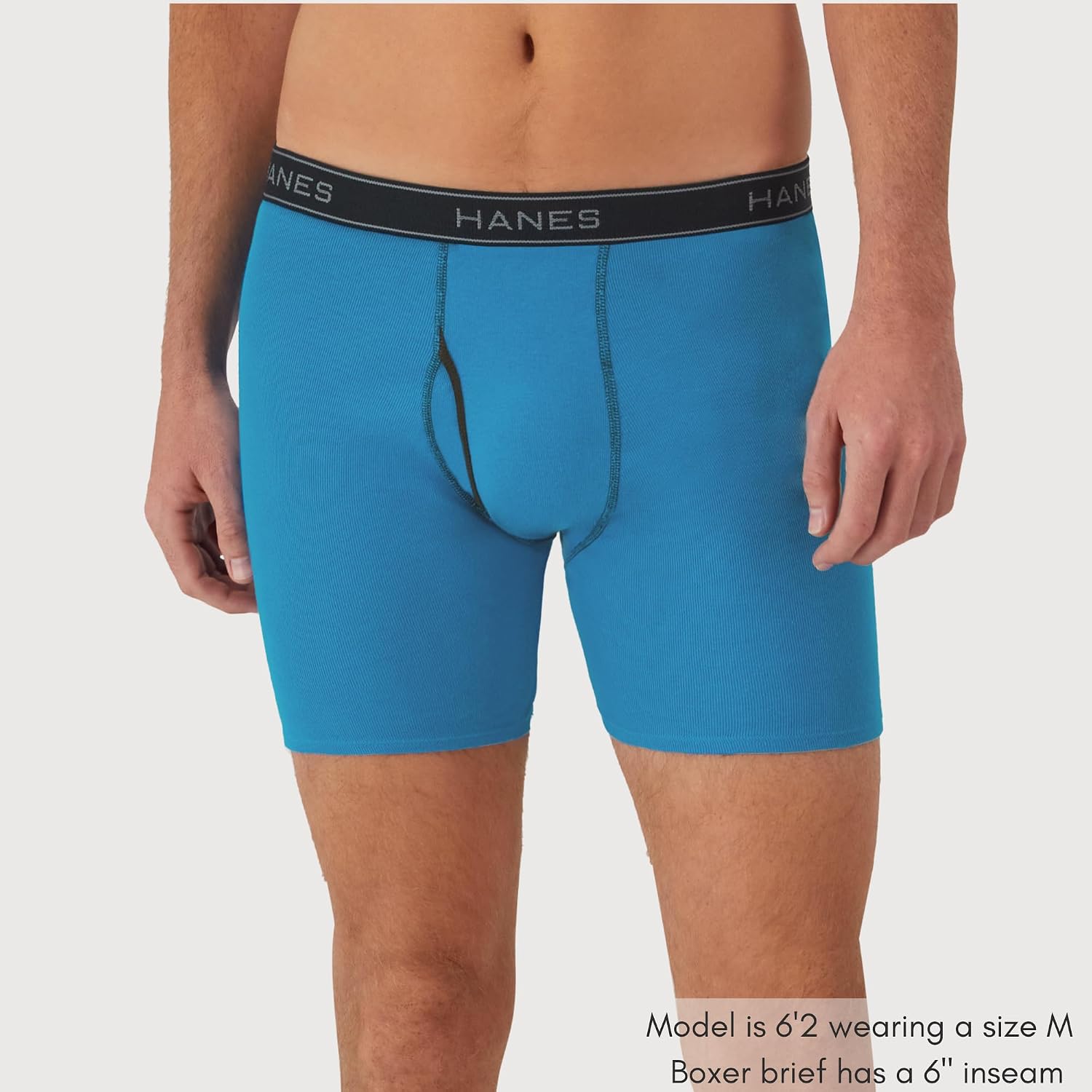 Hanes Mens Underwear Briefs, Cool Dri Moisture-wicking Cotton No-ride-up For Men, Multi-packs Available Boxer, 18 Pack - Striped Assorted, Large US