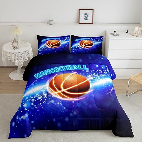 Miniatura 149 de Castle Fairy Juego de ropa de cama de béisbol, tamaño matrimonial, juego de edredón de 3 piezas para niños, niños, adolescentes, decoración