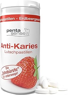 PentaSense Xylit Anti-Karies Pastillen Erdbeere