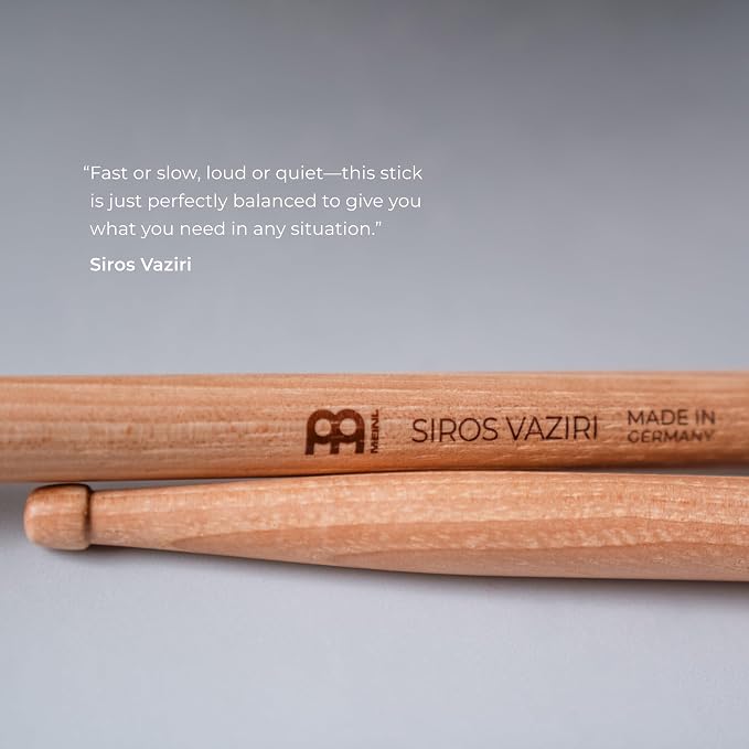 Meinl Baquetas Siros Vaziri Signature Hickory 16.5 in miniatura 5