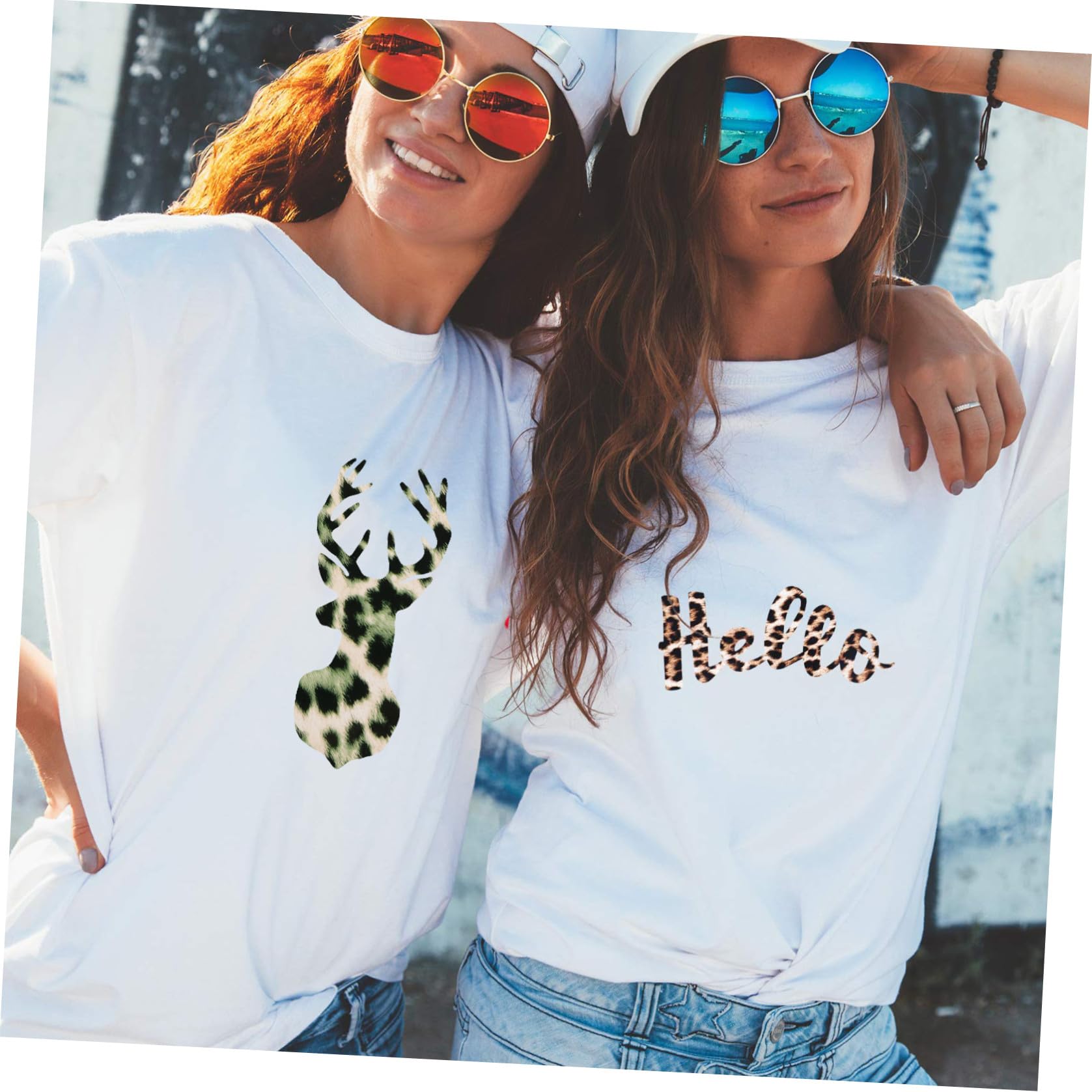 jojofuny 10blätter Teiliges Pu Heat Transfer Film Leopardmusterte Bügelfolie Für Textilien Einfache Anwendung Und Klebeeigenschaften Zum Verzieren Von T-shirts Schuhen Mützen Geeignet Für m