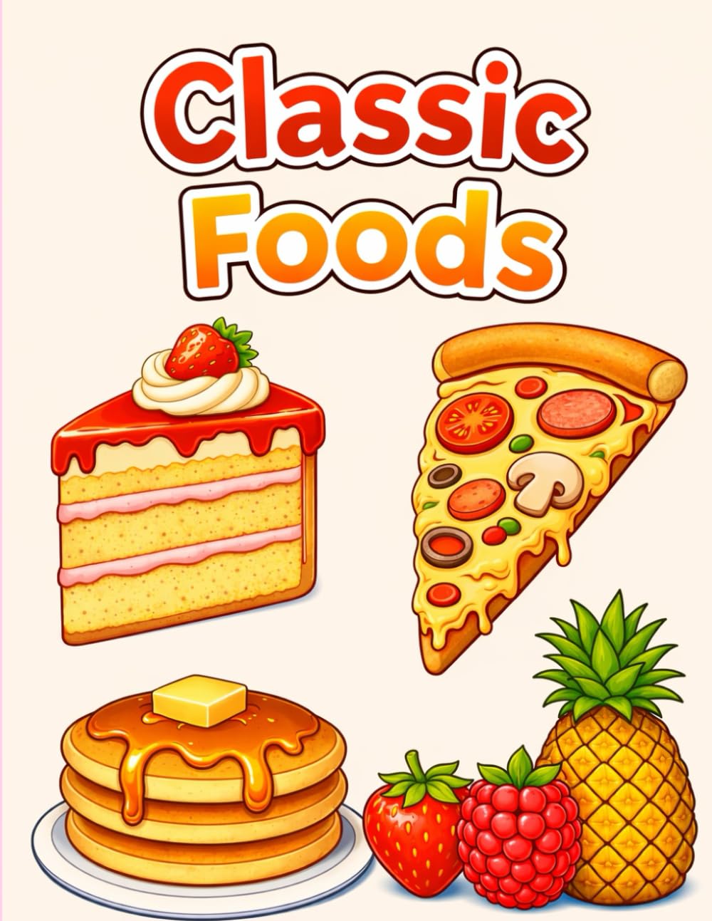 Classic Foods: Bold & Easy Colouring for Relaxation