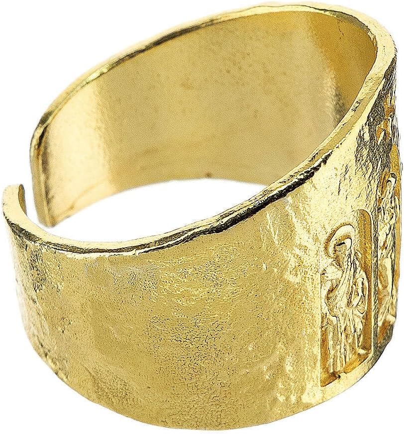 Bishop Ring Paul VI Council Golden Silver 925