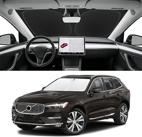 Miniatura 192 de Parasol de parabrisas de ajuste personalizado para Nissan Titan 2017-2024, bloquea los rayos UV y el calor, parasol de ventana delantera, fácil