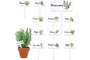 Waterproof Personalized 24Pcs Plant Markers Set - Enhance Garden Organization and Aesthetics