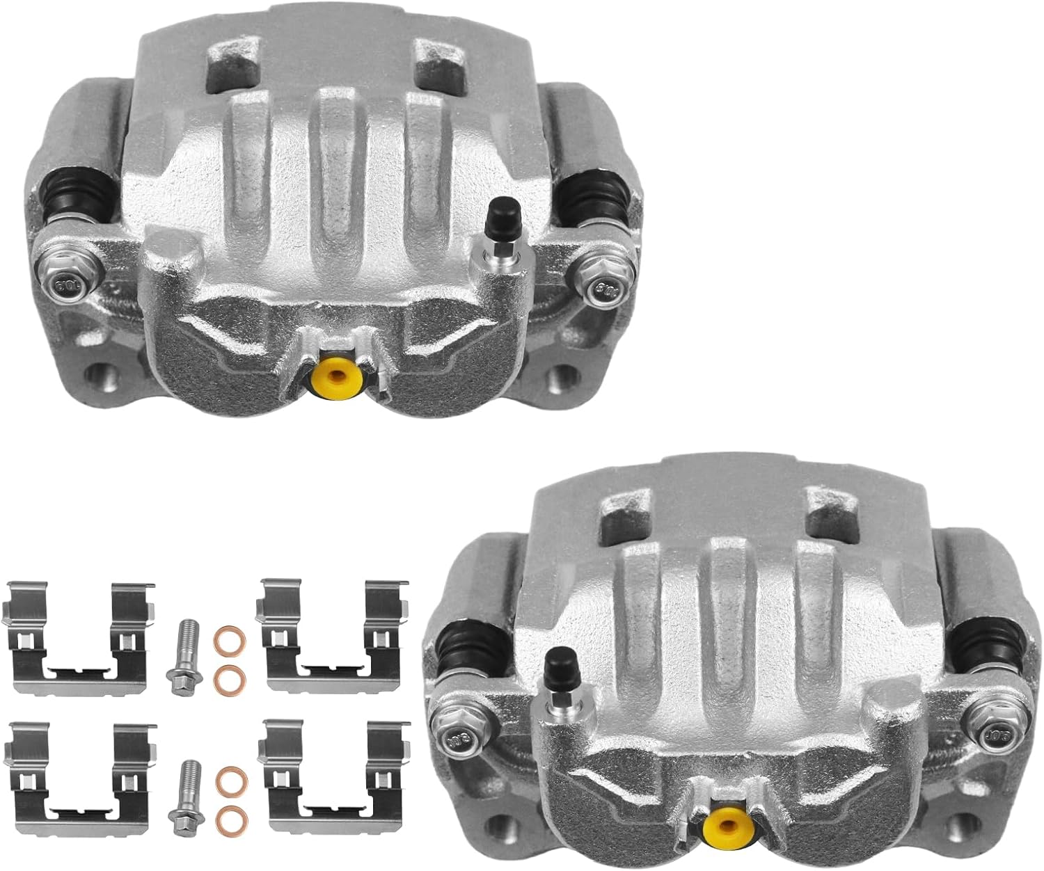 Front Brake Caliper with Bracket Compatible with Subaru Forester 2003-2018, Outback 2002-2014, Legacy 2002-2014, Crosstrek 2016-2017, Impreza 03-05/08-14, 19-B2682B 19-B2683B, Left & Right Assembly