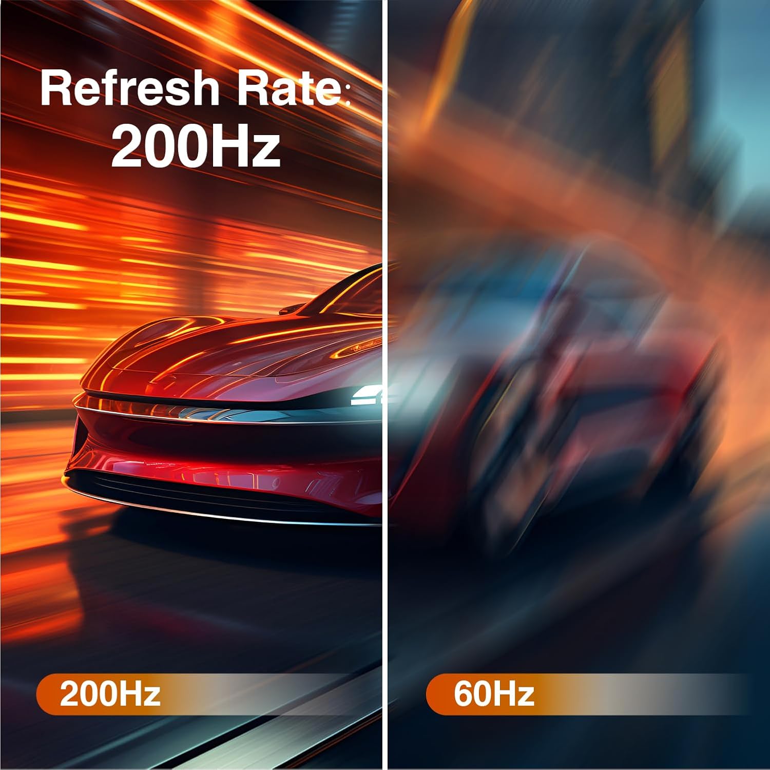 711ucr5oHUL._AC_SL1500_ ArcticPro 24inch Gaming Monitor 200Hz 180Hz, FHD 1080p, IPS Panel, 1ms Response Time, Adaptive sync, PC Computer Monitor, 3-Sided Frameless, Ultra Slim, Bluelight Filter, DP*1, HDMI*1