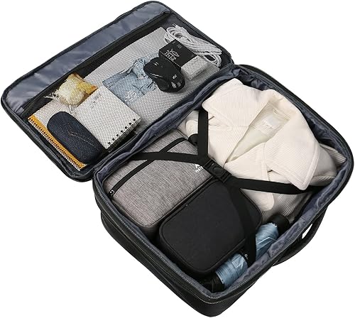 Miniatura 5 de MATEIN Mochila de viaje para hombre, mochila ligera de mano para mujeres, mochilas de negocios expandibles, mochila de senderismo impermeable para