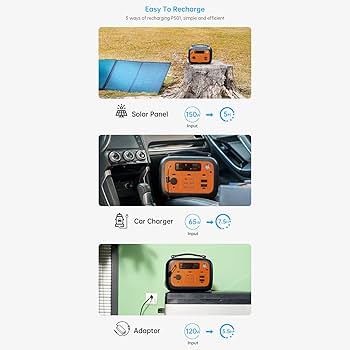 OUKITEL P501 ポータブル電源 505Wh AC500W Amazon.co.jp: ポータブル電源 OUKITEL P501蓄電池140400mAh