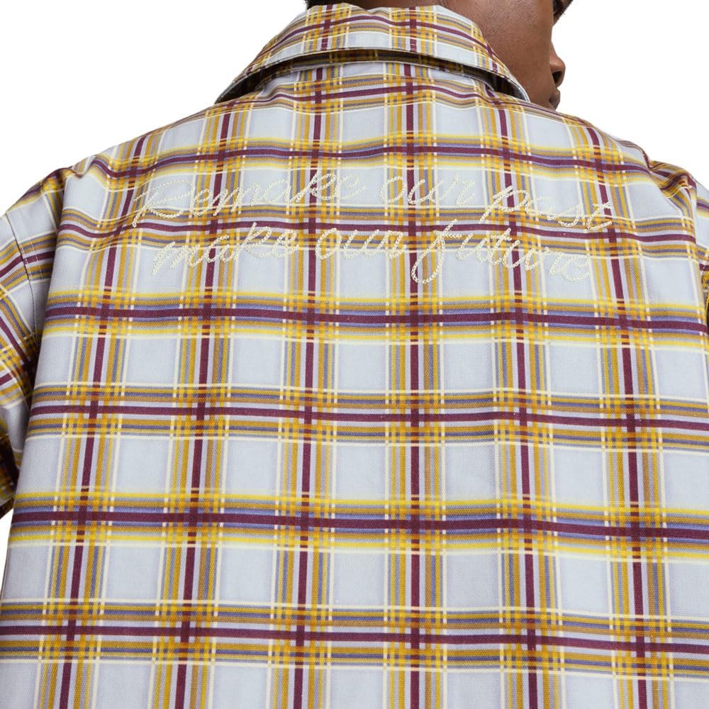 PUMA Mens X Schomburg Outerwear Button Down Jacket Athletic Outerwear Casual - Blue