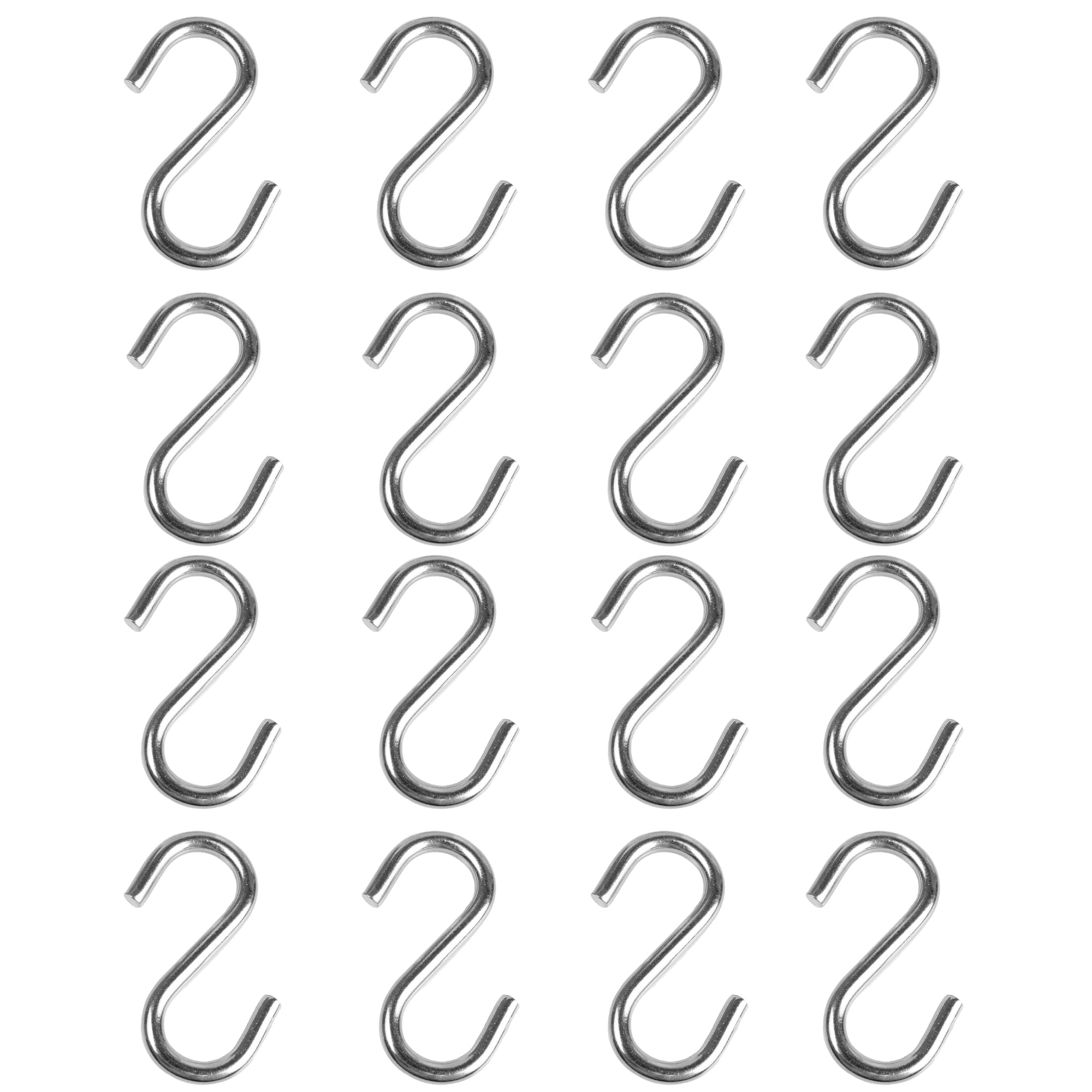 48 Stainless Steel S Hooks - Heavy Duty Hanging Hooks -8 48 Stainless Steel S Hooks - Heavy Duty Hanging Hooks -8