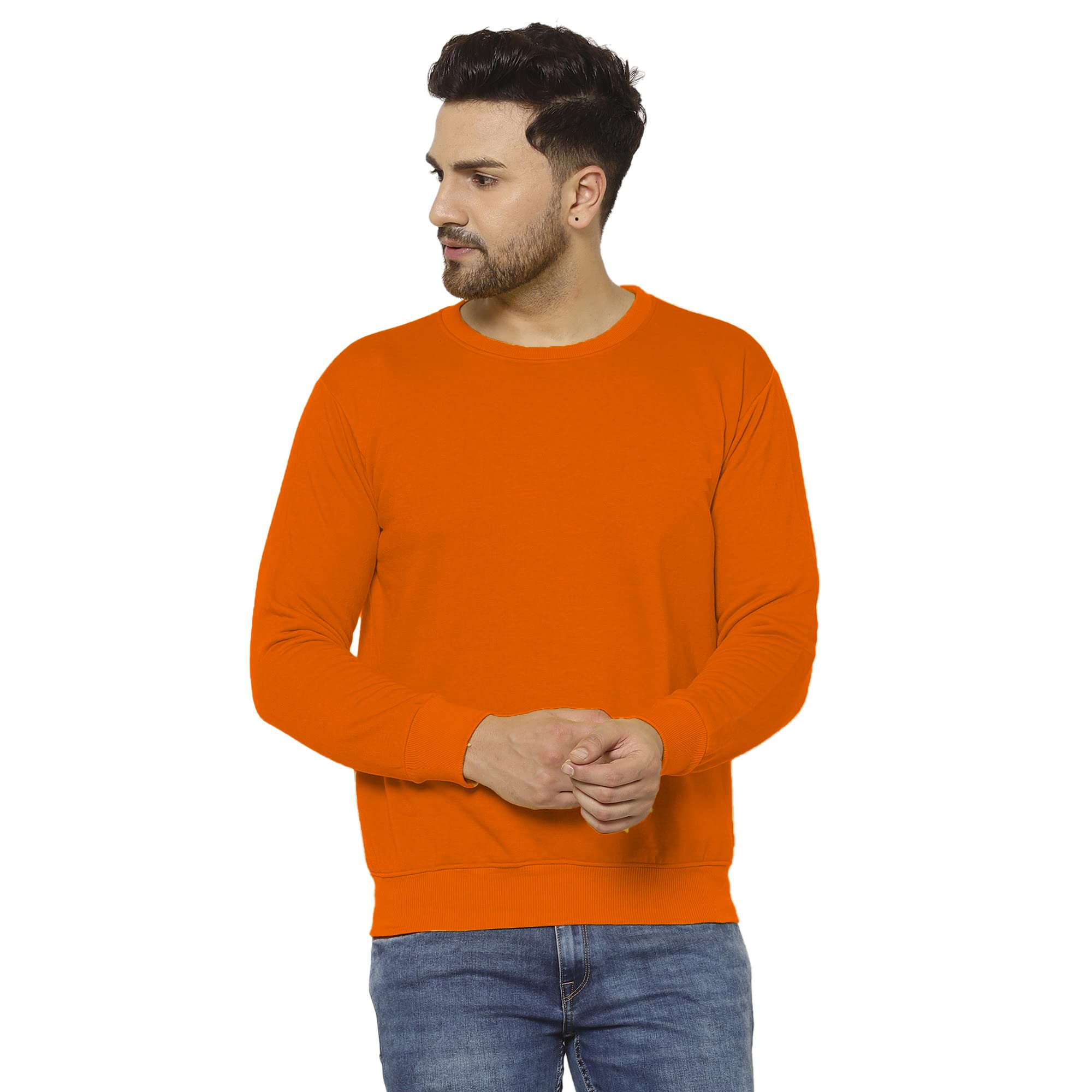 Mack Jonney Fleece Round Neck Sweatshirt for Men-(SW_RN_01-P)-image-42