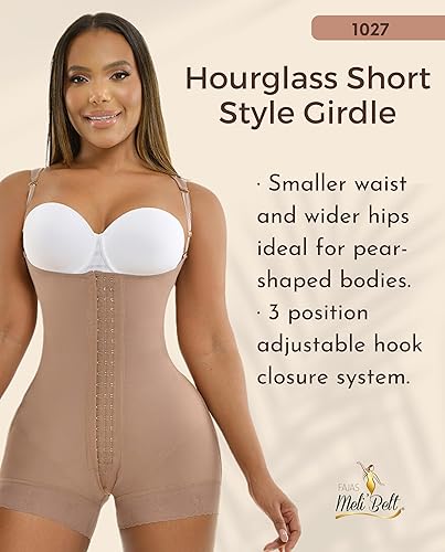 Miniatura 3 de Melibelt 1027 Fajas Colombianas Reductoras Y Moldeadoras Fajas para Mujer Control de Abdomina Faja Reloj de Arena