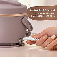 Vista 4 de Crock-Pot Lonchera eléctrica y olla de cocción lenta programable de 6 cuartos de galón con temporizador digital, acero inoxidable (SCCPVL610-S-A)