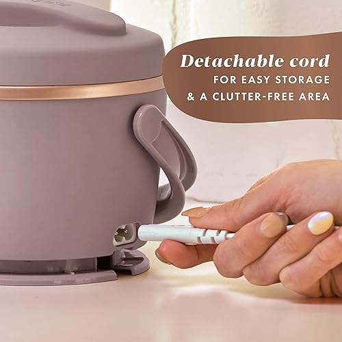 Miniatura 4 de Crock-Pot Lonchera eléctrica y olla de cocción lenta programable de 6 cuartos de galón con temporizador digital, acero inoxidable (SCCPVL610-S-A)