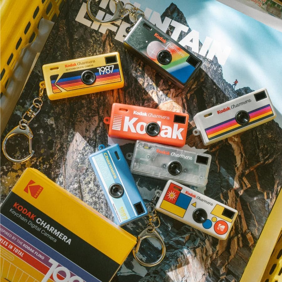 Cámara digital Kodak Charmera llavero retro portátil miniatura 3