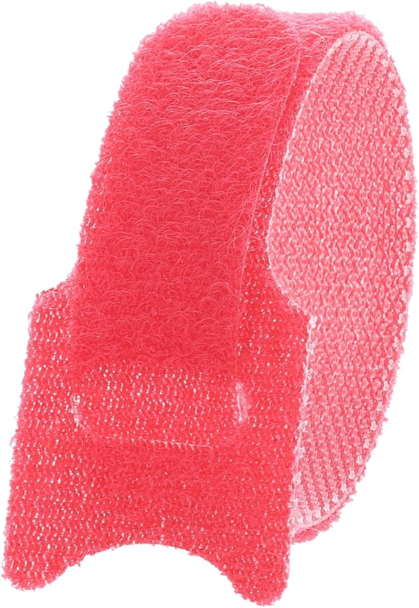 Secure 12 Inch Red Hook and Loop Tie Wrap - 50 Pack