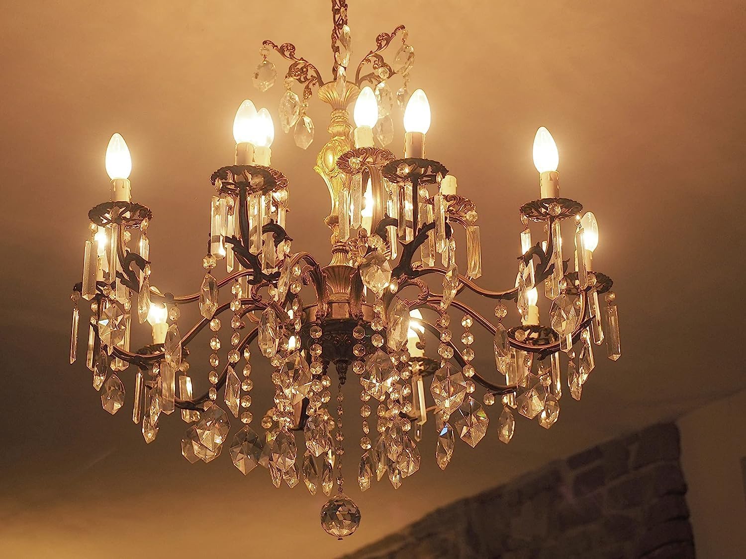 Superia Lampadine a filamento LED OLIVA OPALE OVERCLASSIC 5W Equivalenti a 40W, 550LM, LUCE CALDA, Attacco E14, Stile Vintage Retrò, Non Dimmerabile, Pacco da 40