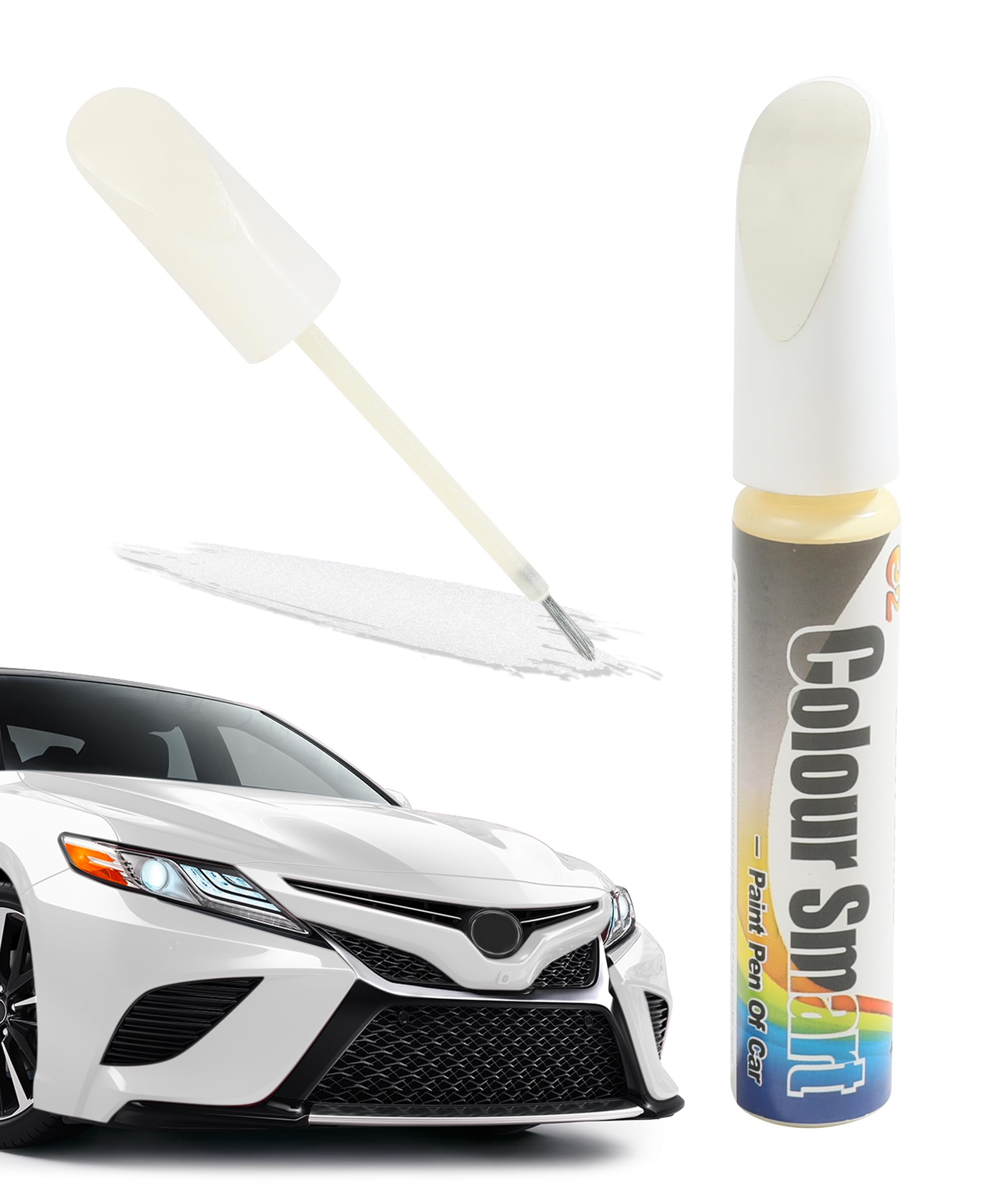 Lápiz de pintura de retoque SCUARI, lápiz de pintura para coche, reparación de arañazos en la pintura del coche, accesorios para coche, lápiz quita arañazos para coche, pintura de retoque para coche, reparación de arañazos en la pintura del coche, lápiz de pintura para coches, reparación de arañazos en la pintura, blanco