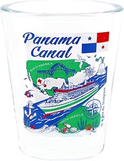 Panama Canal Shot Glass