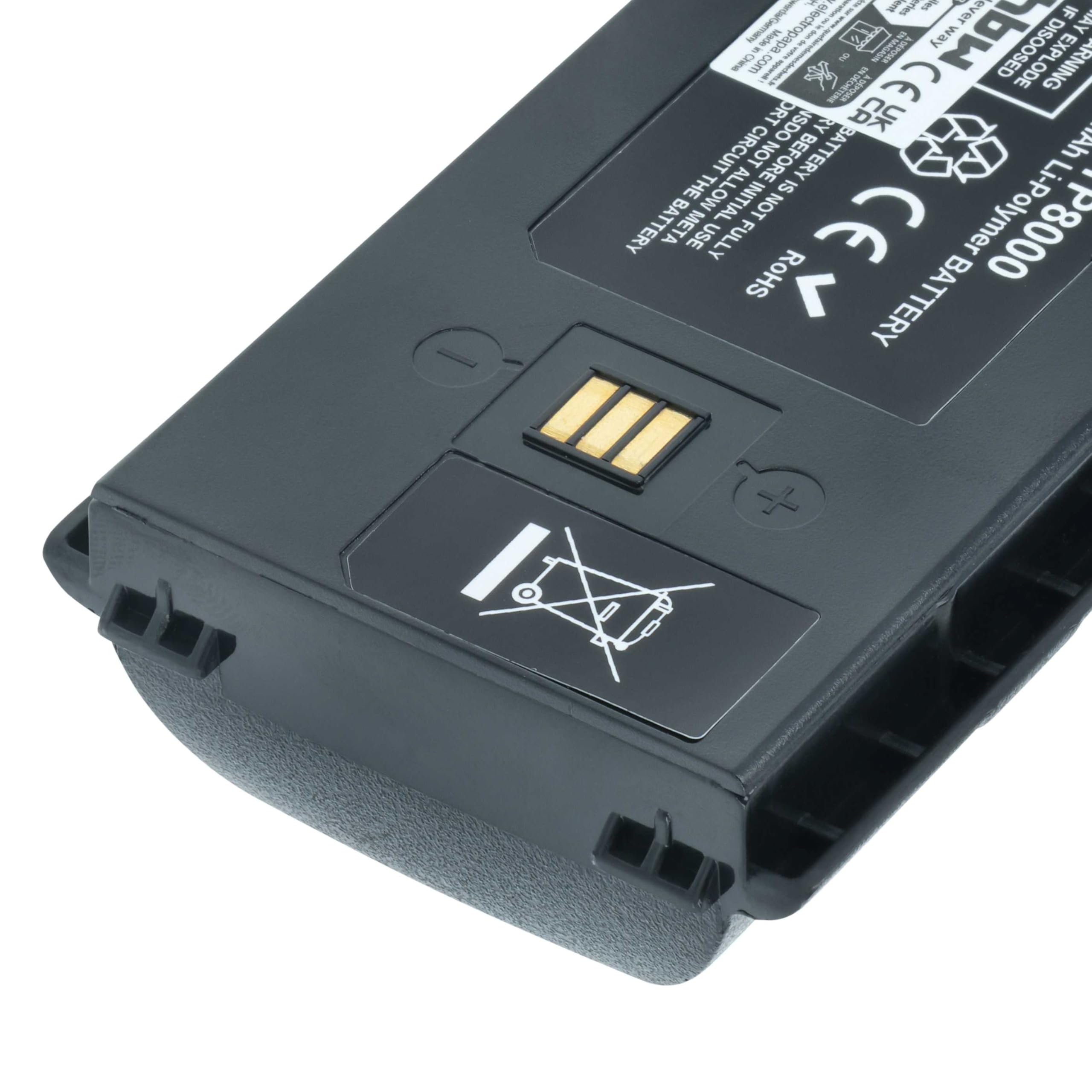 vhbw 2X Akku kompatibel mit Tetra STP9038