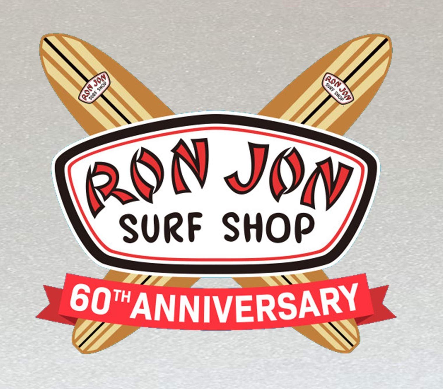 Autocollant Vintage Ron Jon Surf Shop - Korky Le Kangourou, Cocoa Beach Floride