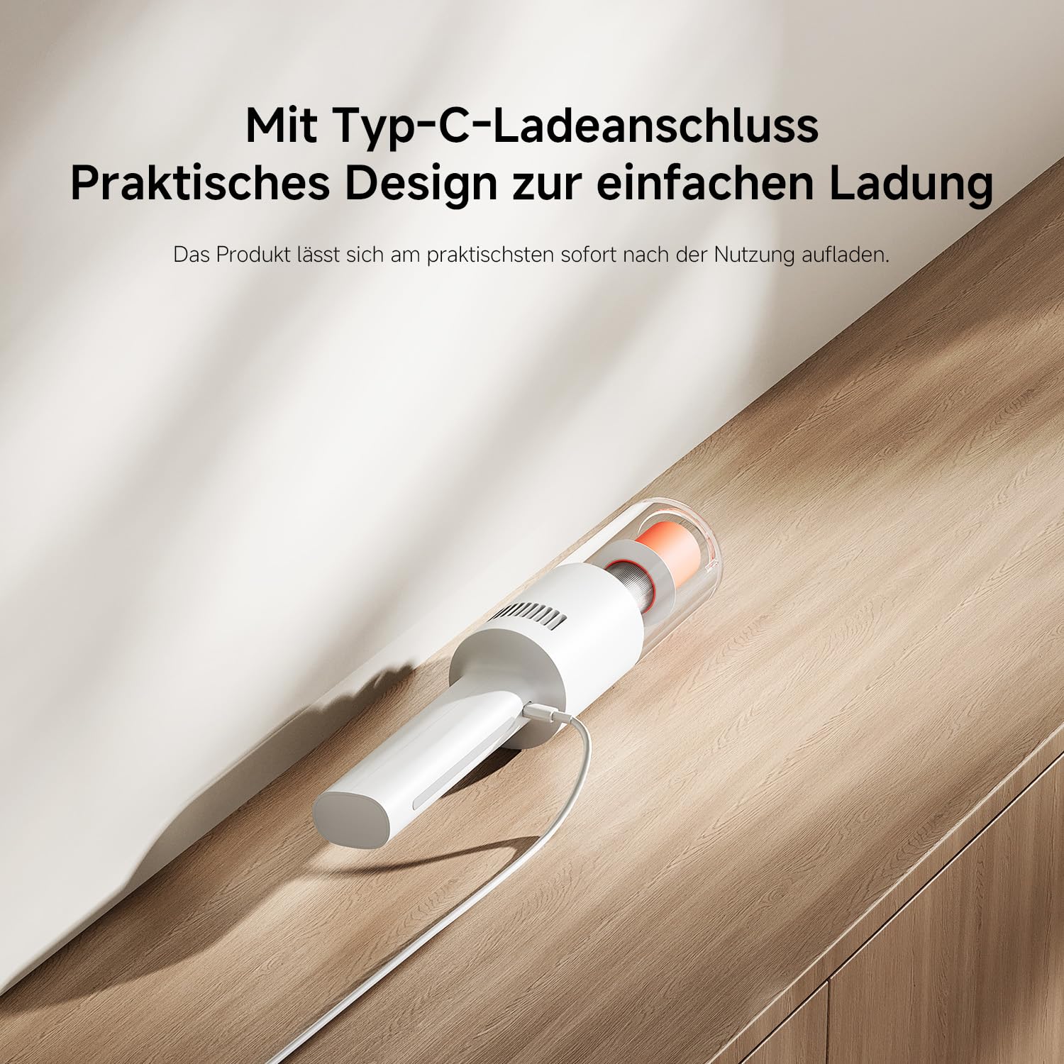 XIAOMI P30 kabelloser Staubsauger, 22KPa/50AW Saugleistung, leicht und mühelos zu handhaben, bis zu 40 Minuten Laufzeit, präzise 5-stufige Filtration, 2 Bürstenaufsätzen, geeignet für Zuhause und Auto