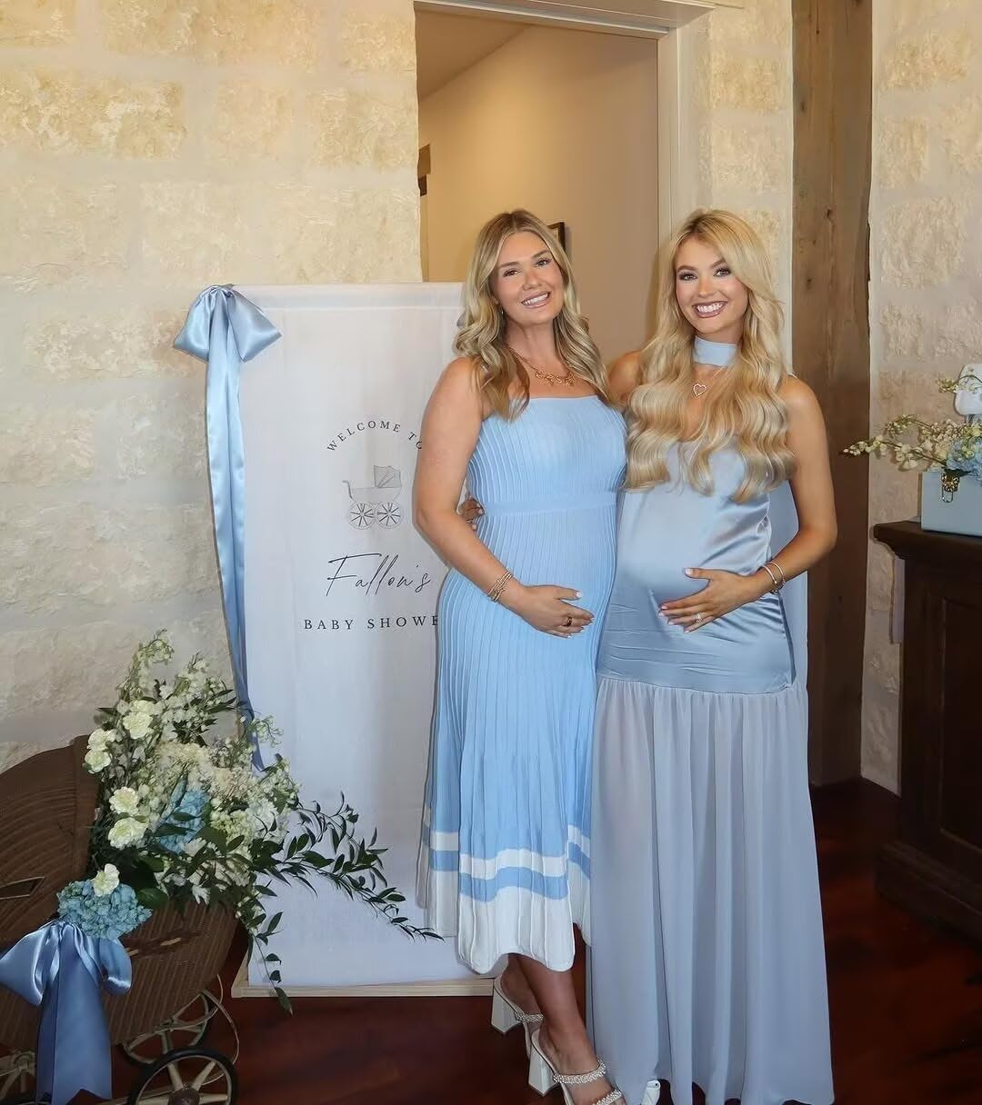 Maternity Dresses for Photoshoot Long Satin Baby Shower Dress V Neck Women Formal Pregnancy Gowns