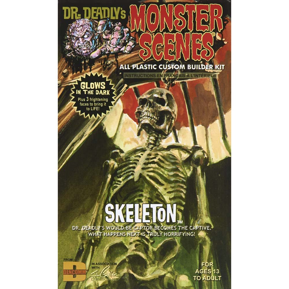 Dr. Deadlys Monster Scenes Skeleton Glow in the Dark 1/13 Dencomm