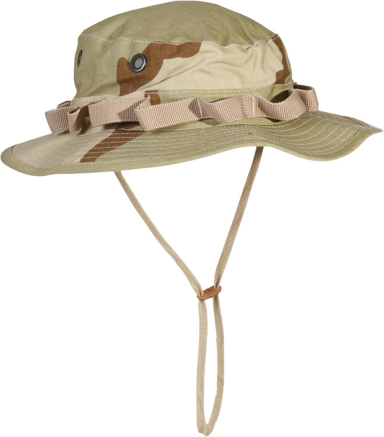 Mil-Tec Unisex Trilaminate Boonie Hat - Waterproof Breathable Tactical Outdoor Vented Wide Brim Hat w/Adjustable Chin Strap
