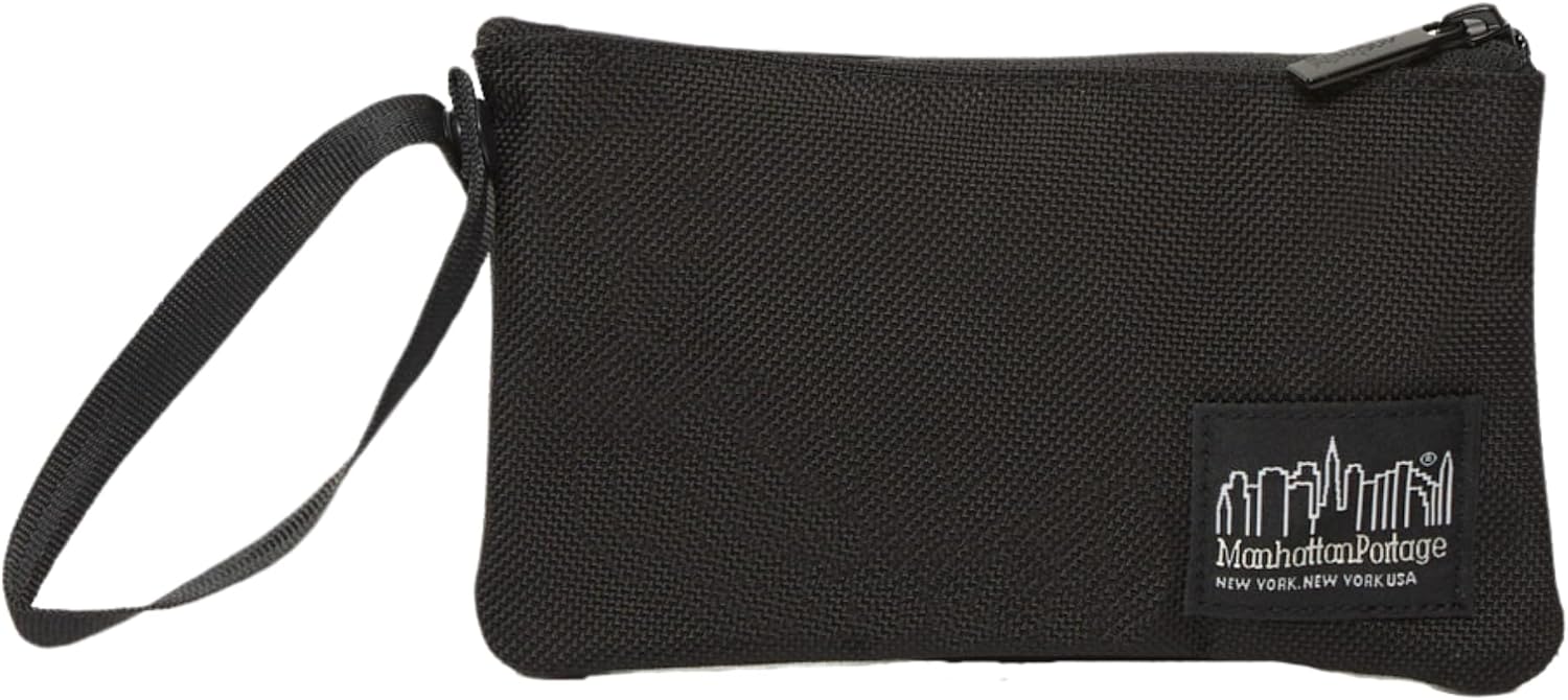 Manhattan Portage Union Pouch Wide CORDURA® Ballistic Fabric Black Label Accessories Carry Case With Wristlet Strap
